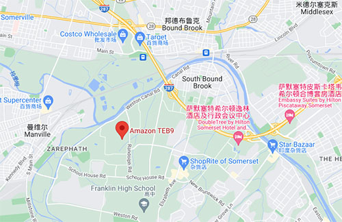 TEB9倉(cāng)庫(kù)位于倫道夫路601號(hào)，薩默塞特，新澤西08873